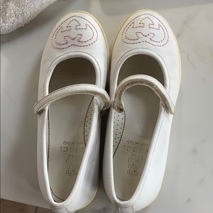 White Gucci maryjanes